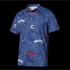 CHICAGO CUBS REYN SPOONER CITY CONNECT PERFORMANCE POLO MEN’S XXL NWOT